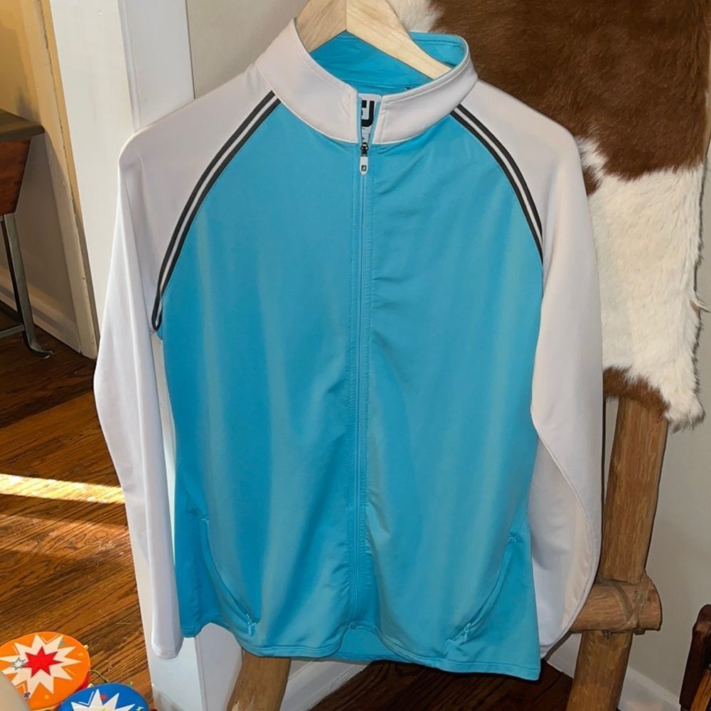 FootJoy Blue and White Women's Jacket
